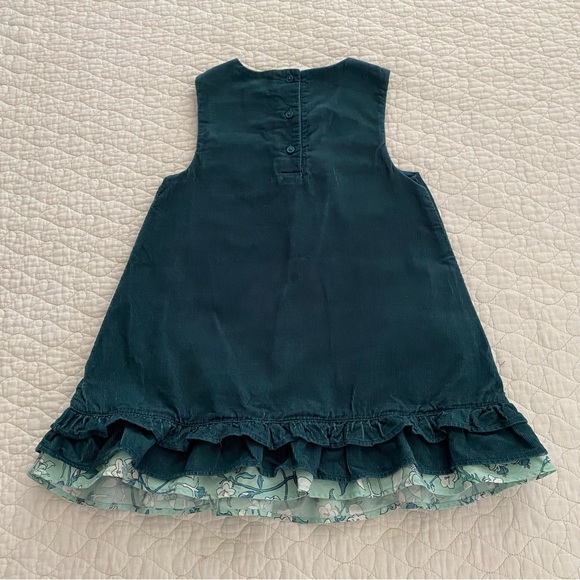 Janie and Jack Corduroy Embroidered Dress - Picture 4 of 7